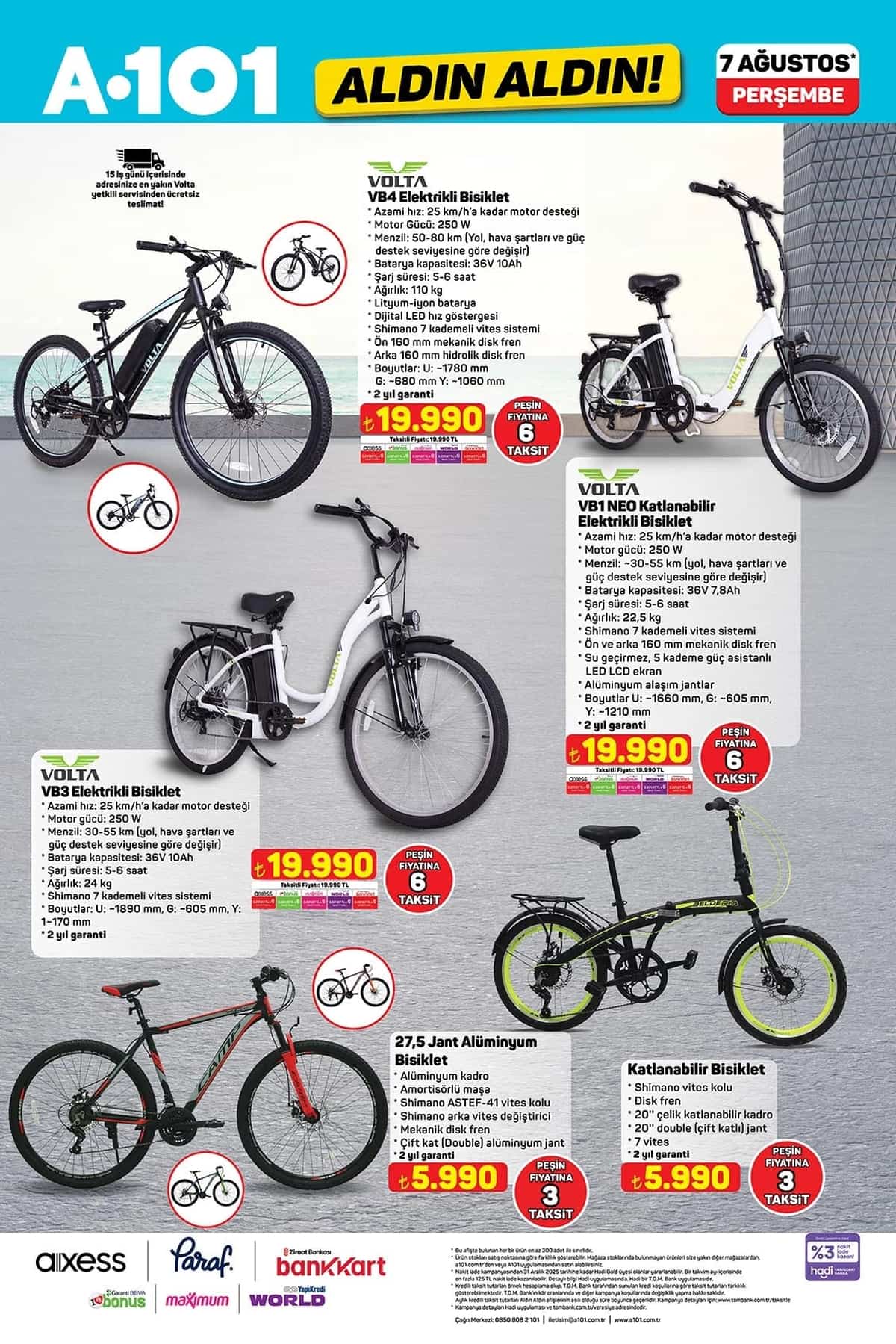 A101 katalog 7 agustos 2025