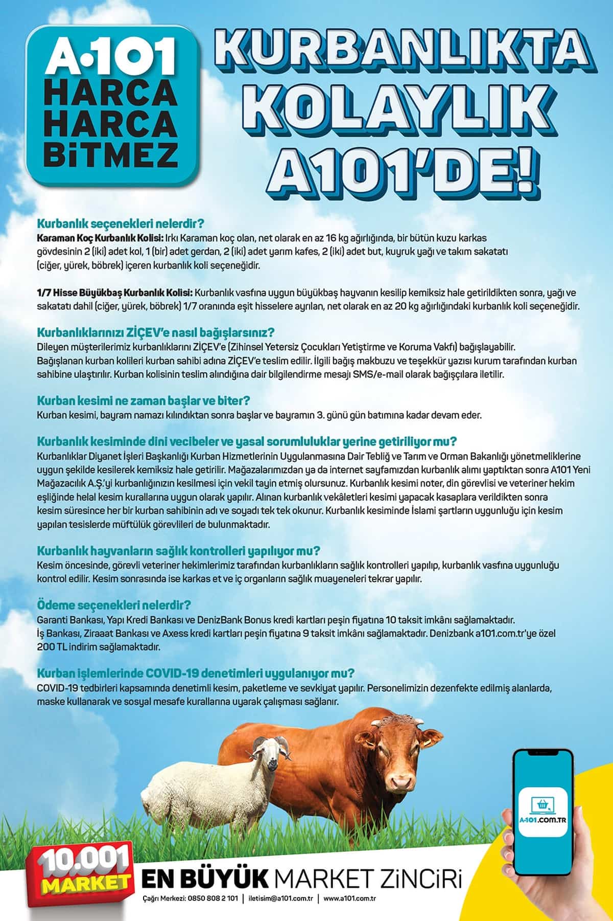 a101 kurban fiyatları 2022