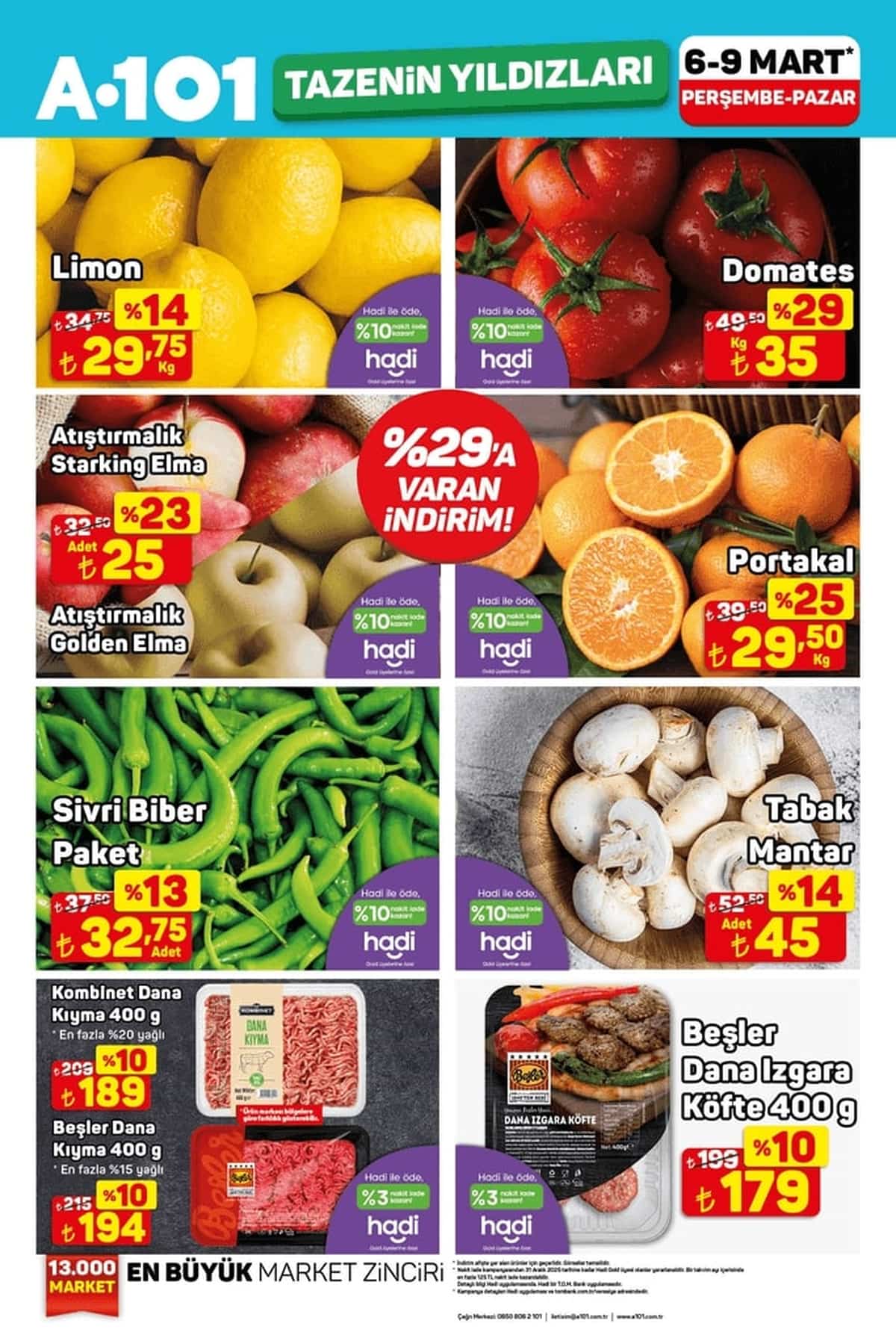 8 mart A101 haftanin yildizlari
