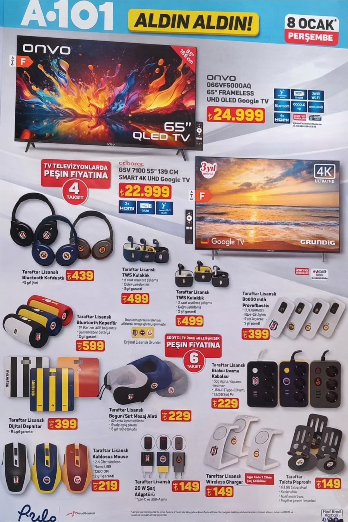 A101 8 ocak 2026 aktuel katalogu