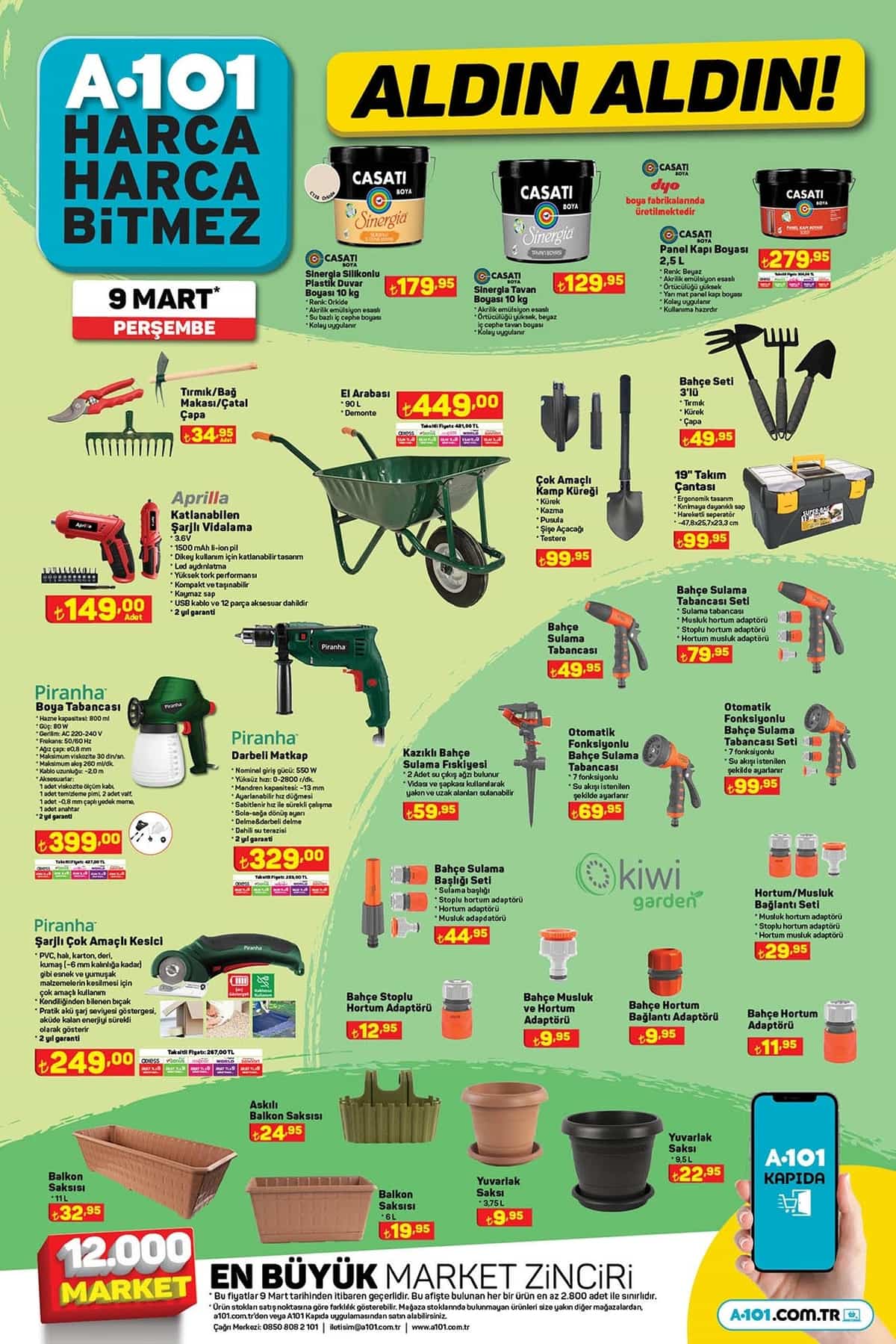 a101 9 mart 2023 katalogu