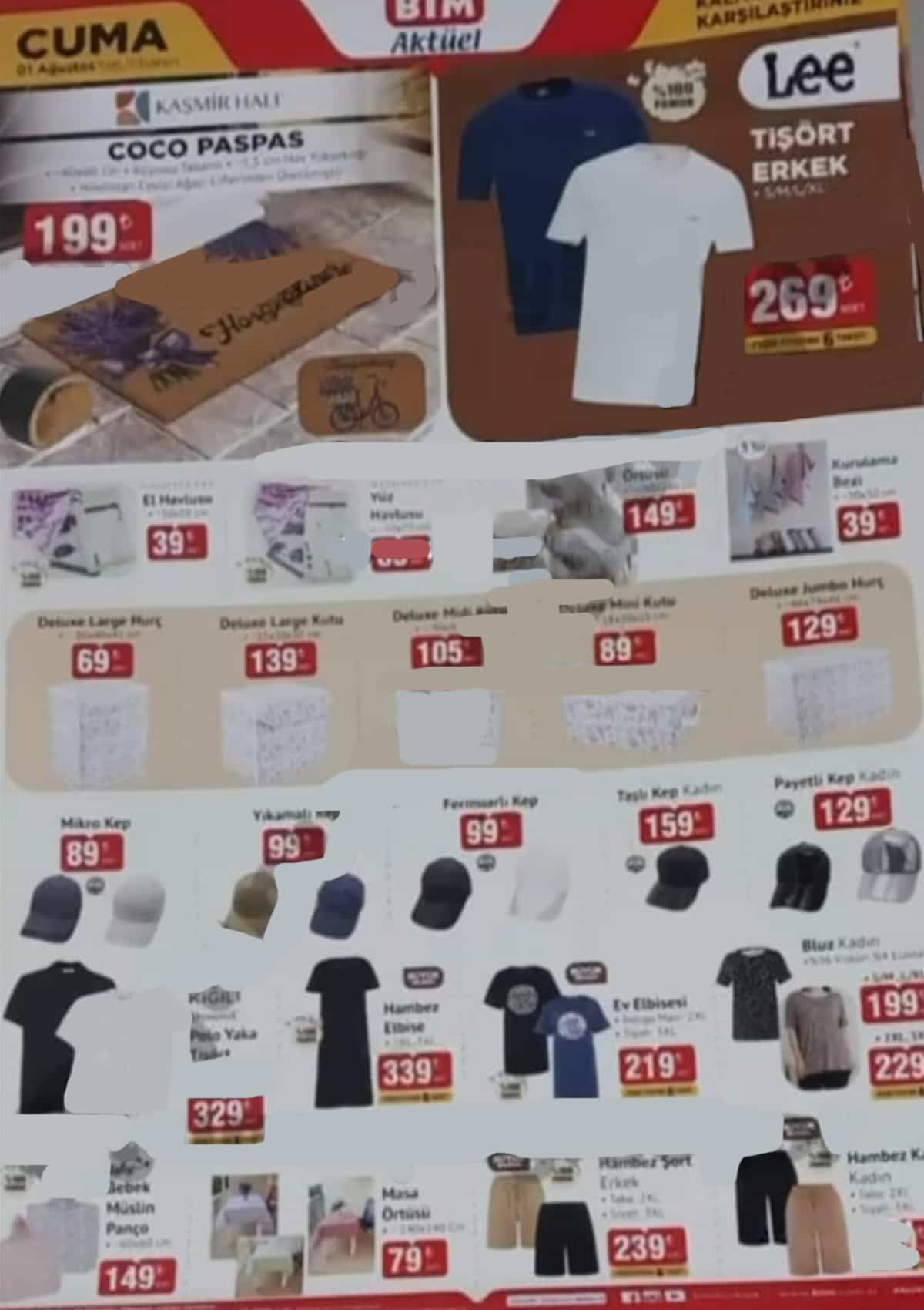 Bim 1 agustos 2025 aktuel urunler