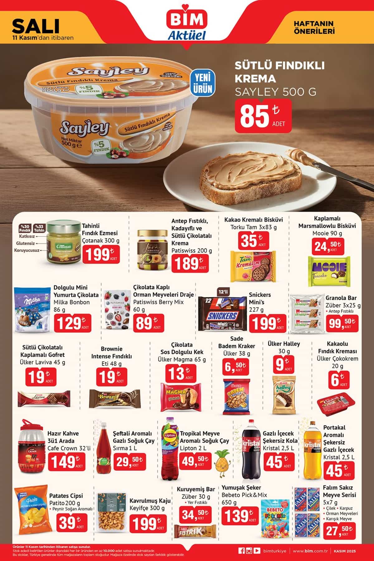 11 kasim Bim katalogu 2025