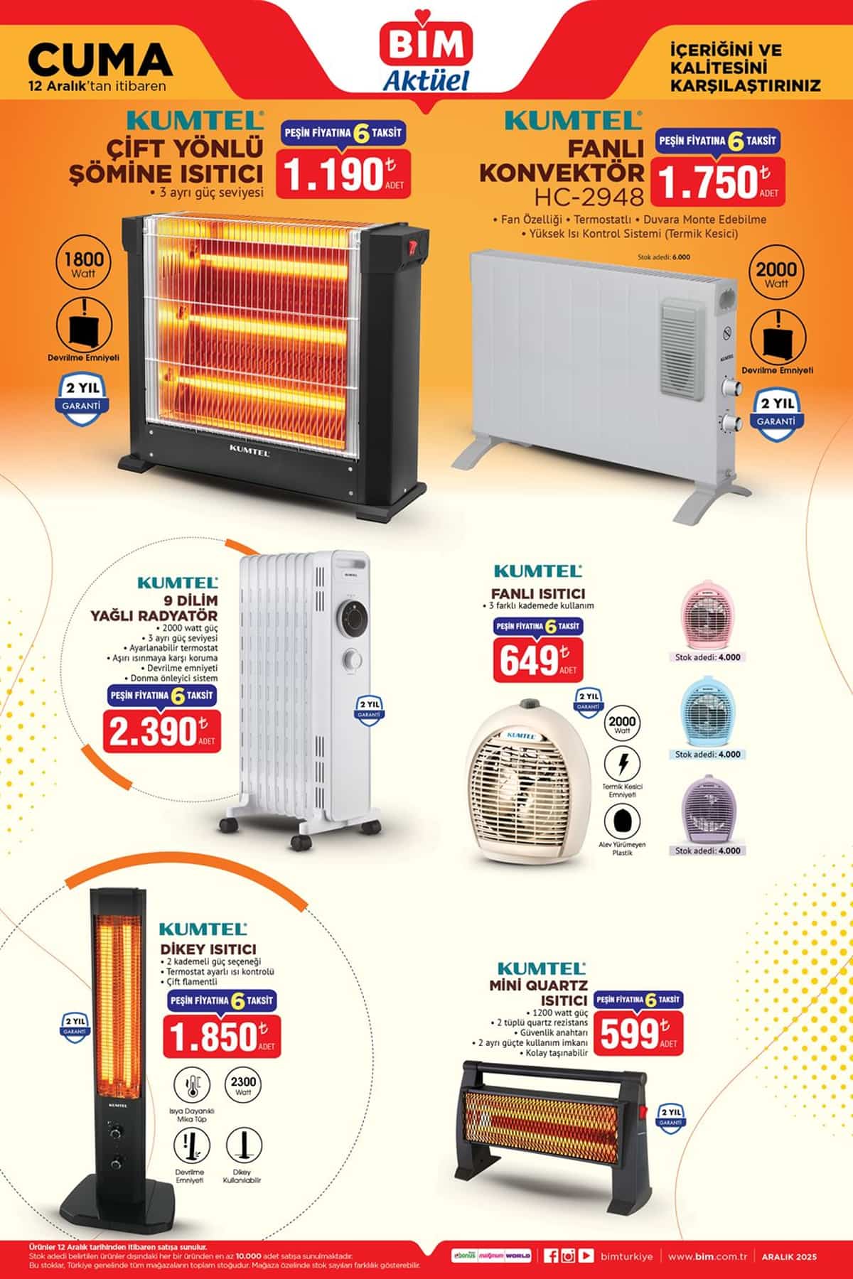 12 aralik 2025 Bim katalogu