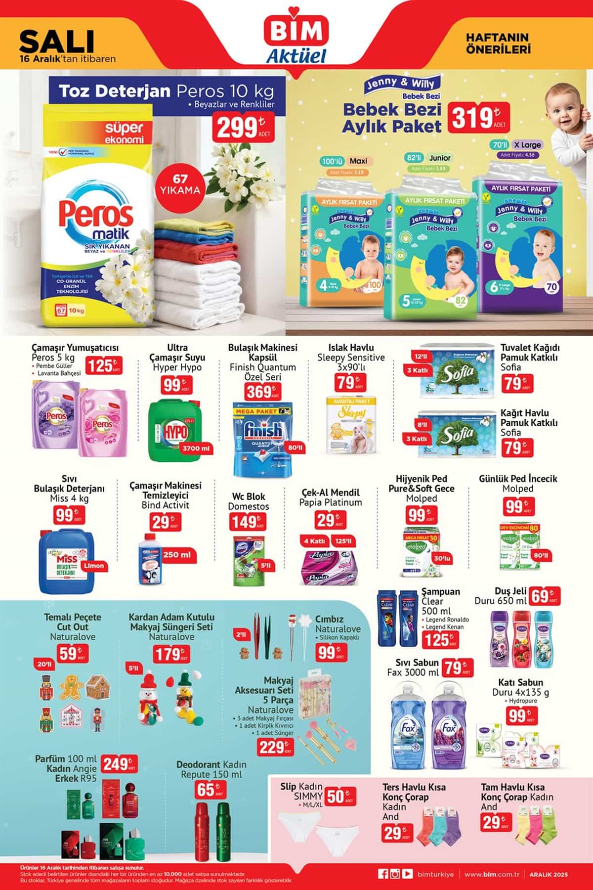 Bim 16 aralik 2025 aktuel urunler