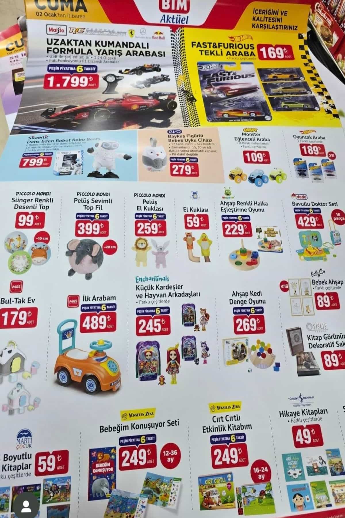 2 ocak 2026 Bim katalogu