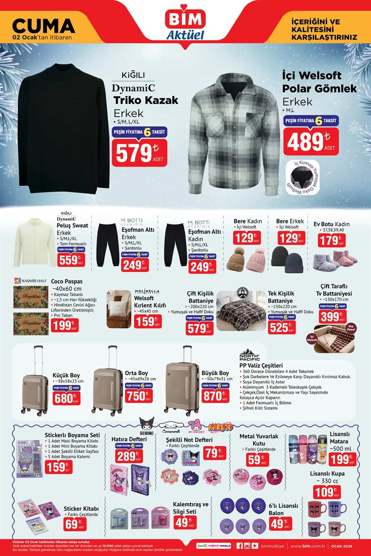 2 ocak 2026 Bim katalogu