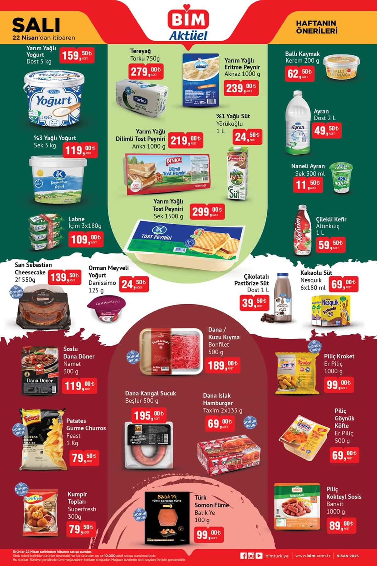 22 nisan Bim katalogu 2025