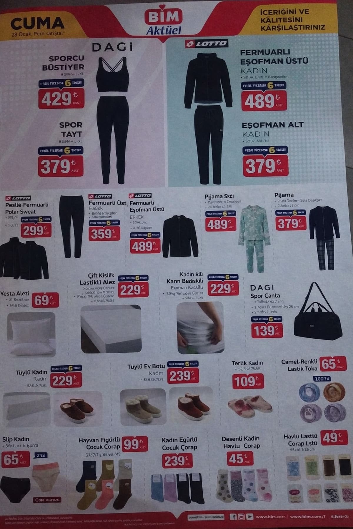 23 ocak 2026 Bim katalogu