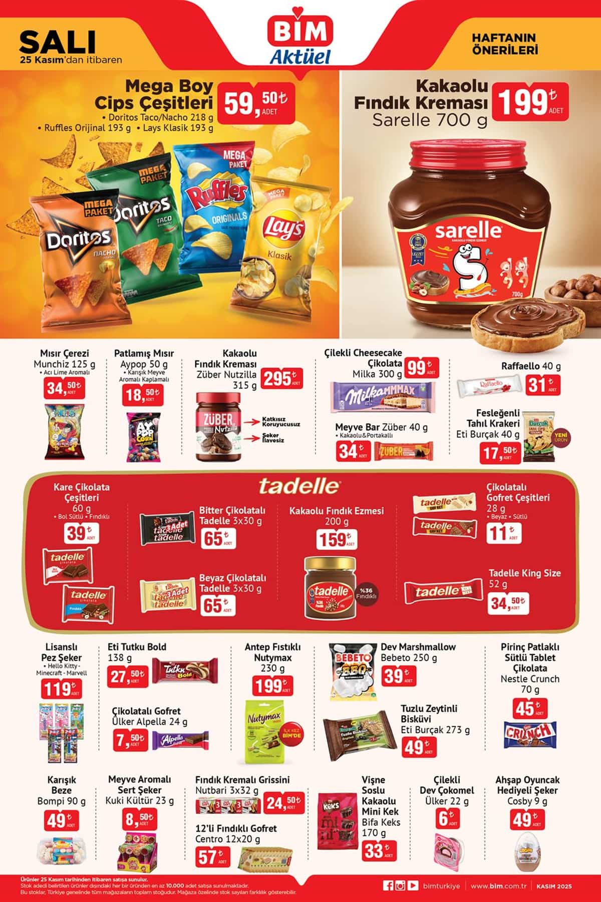 25 kasim Bim katalogu 2025
