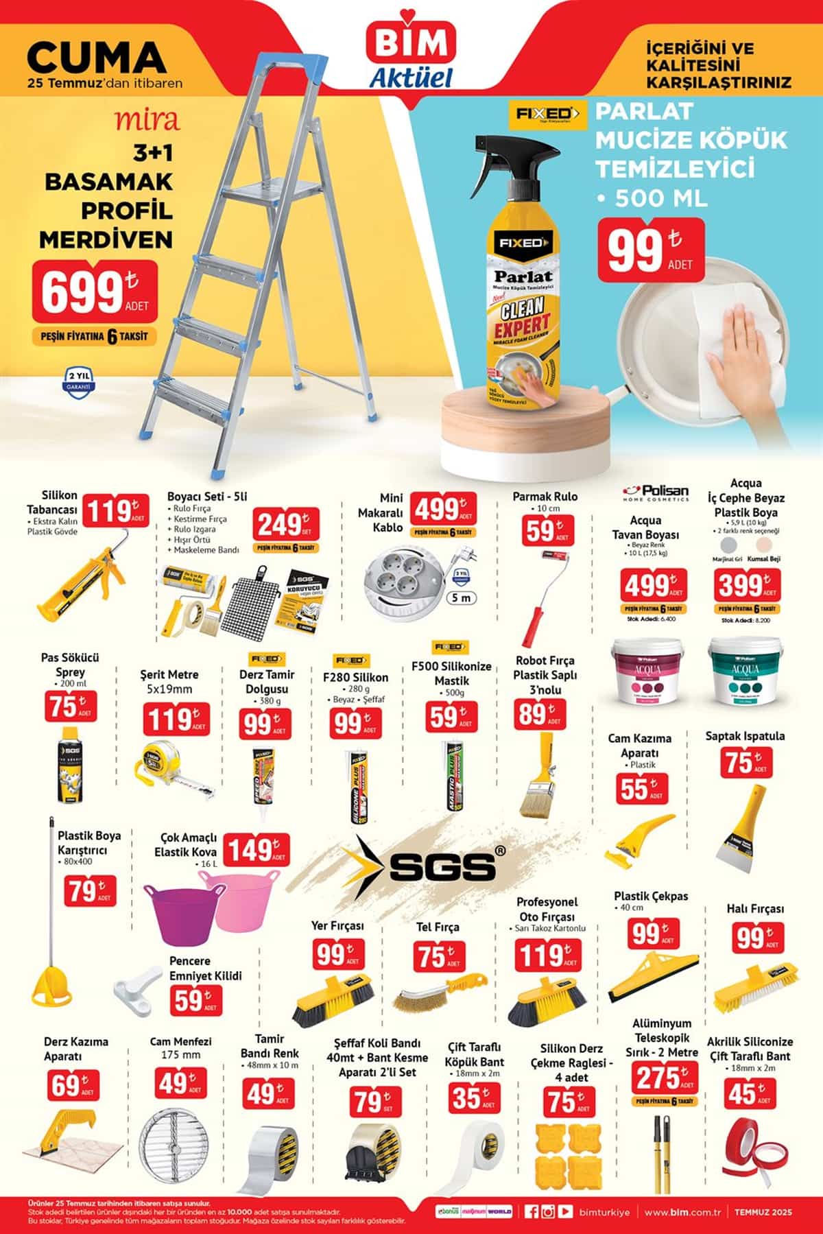 25 temmuz Bim katalog 2025