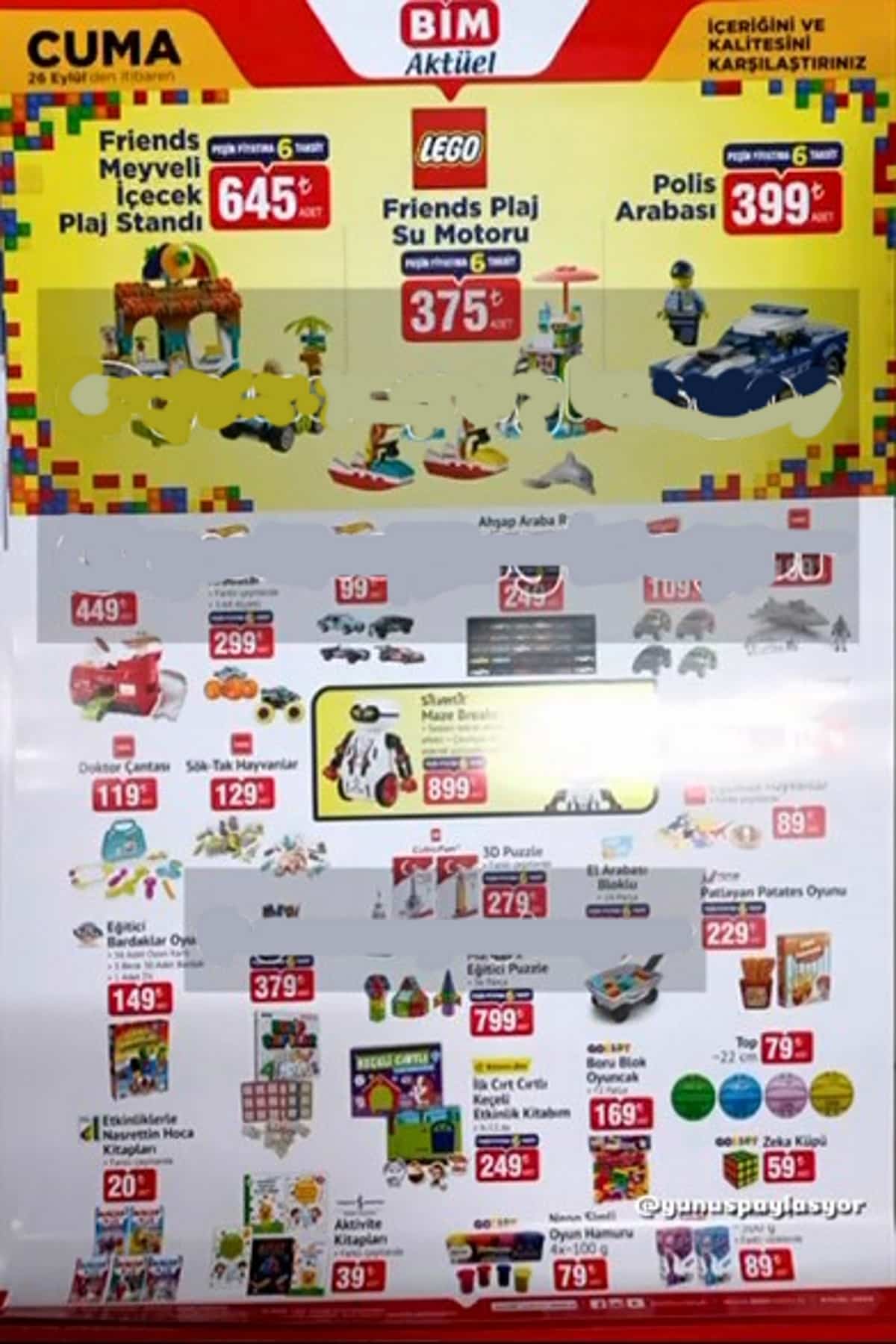 26 eylul Bim aktuel urunler