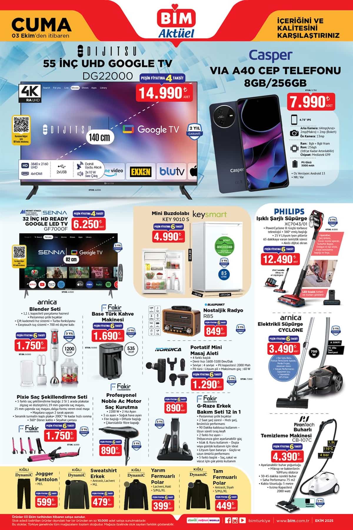 Bim 3 ekim 2025 aktuel katalogu