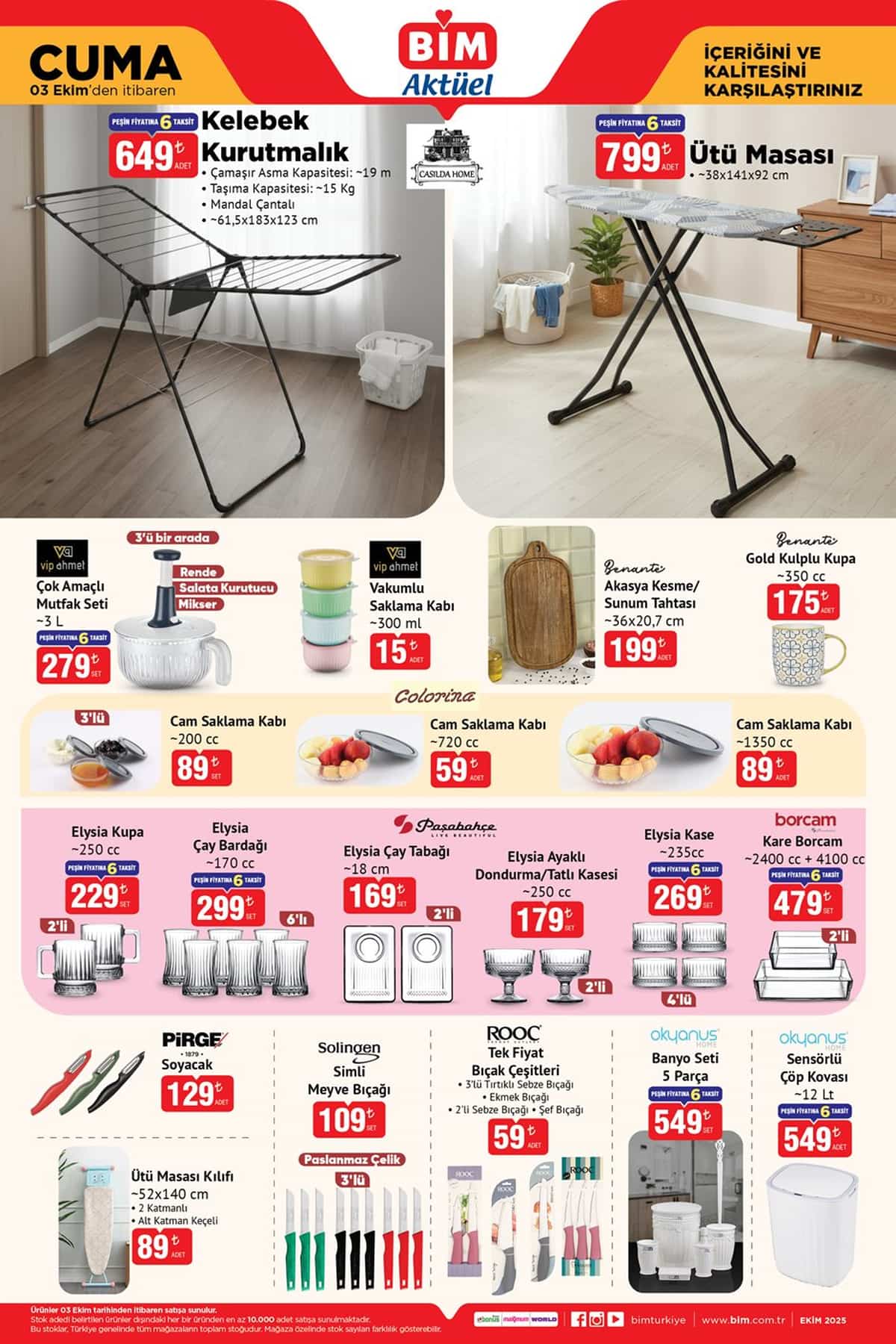 3 ekim Bim katalogu 2025