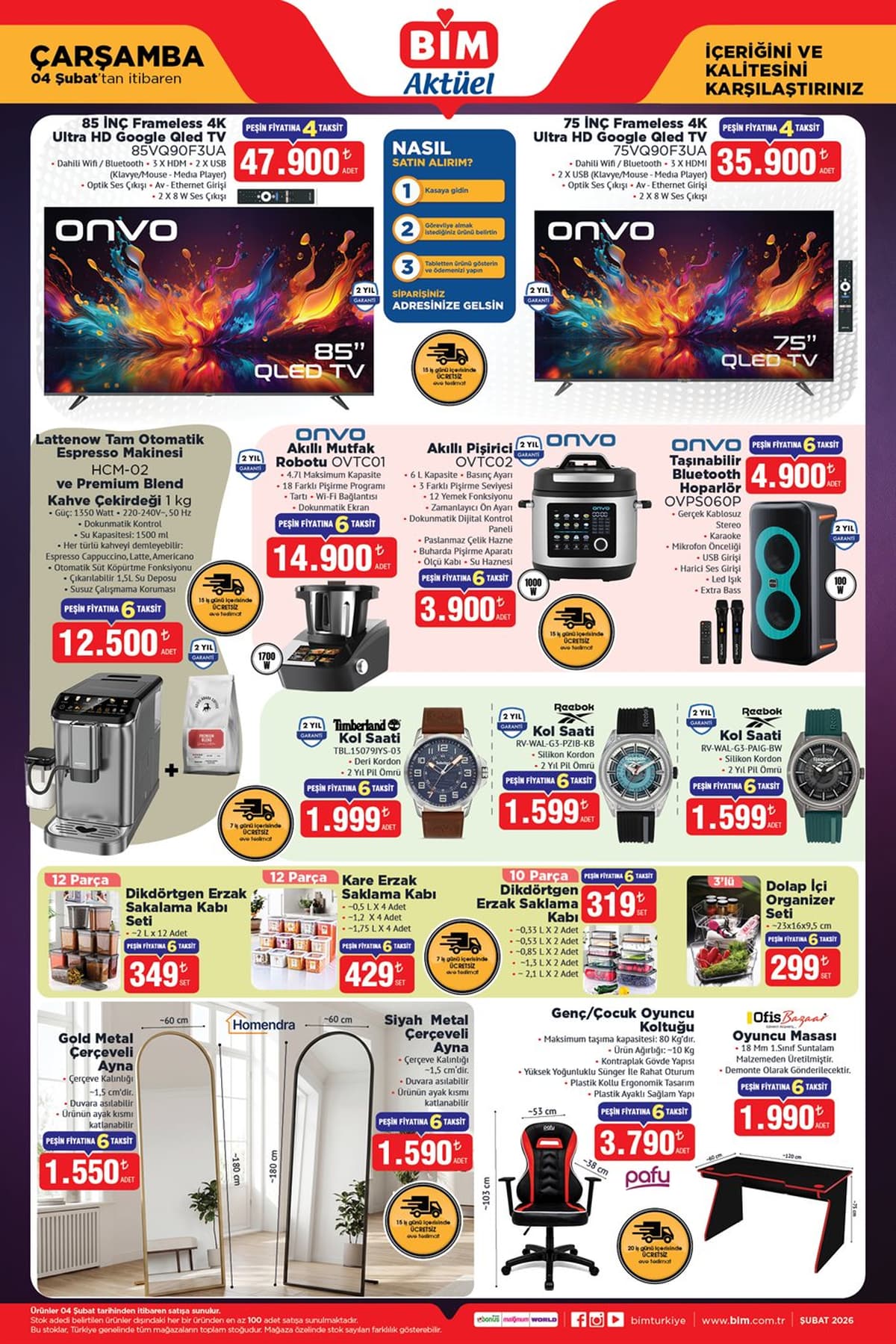 3 subat 2026 Bim aktuel