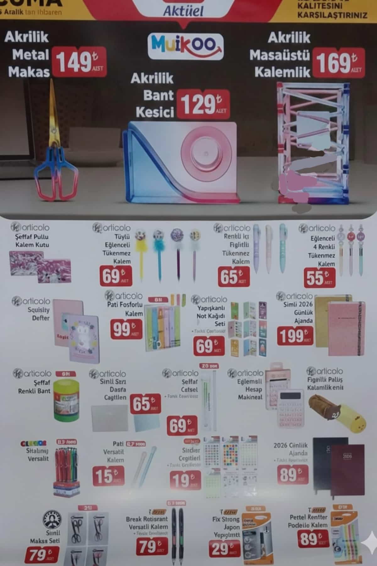 5 aralik 2025 Bim katalogu