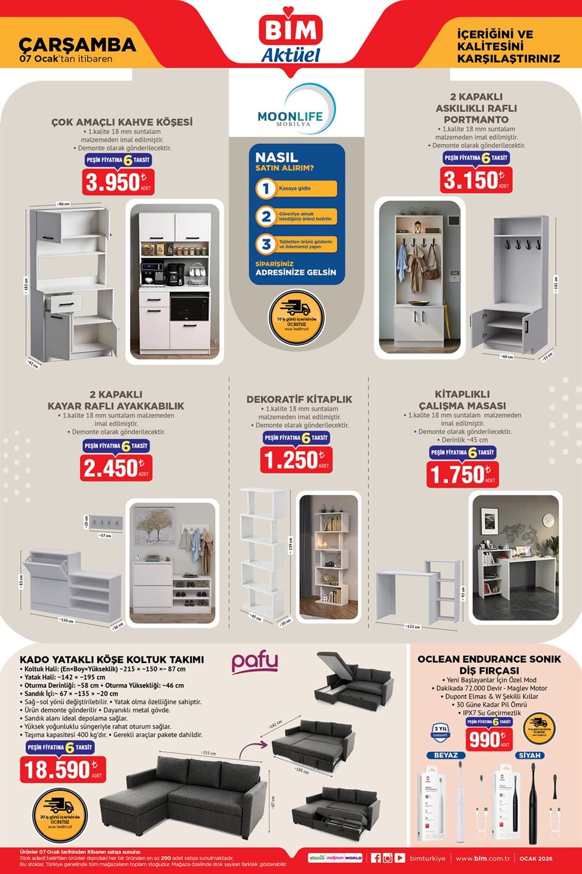 6 ocak Bim katalogu 2026