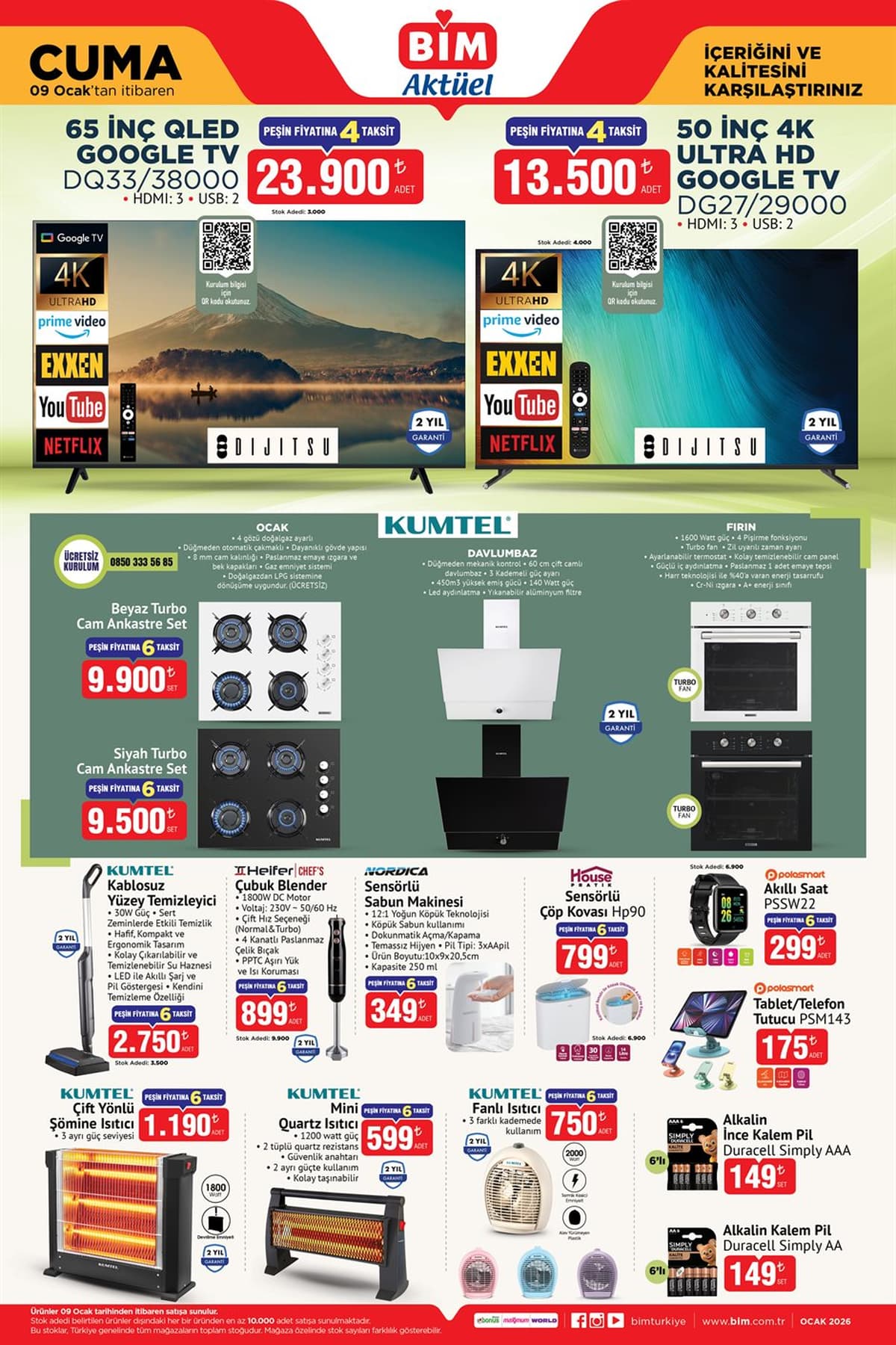 Bim 9 ocak 2026 aktuel katalogu