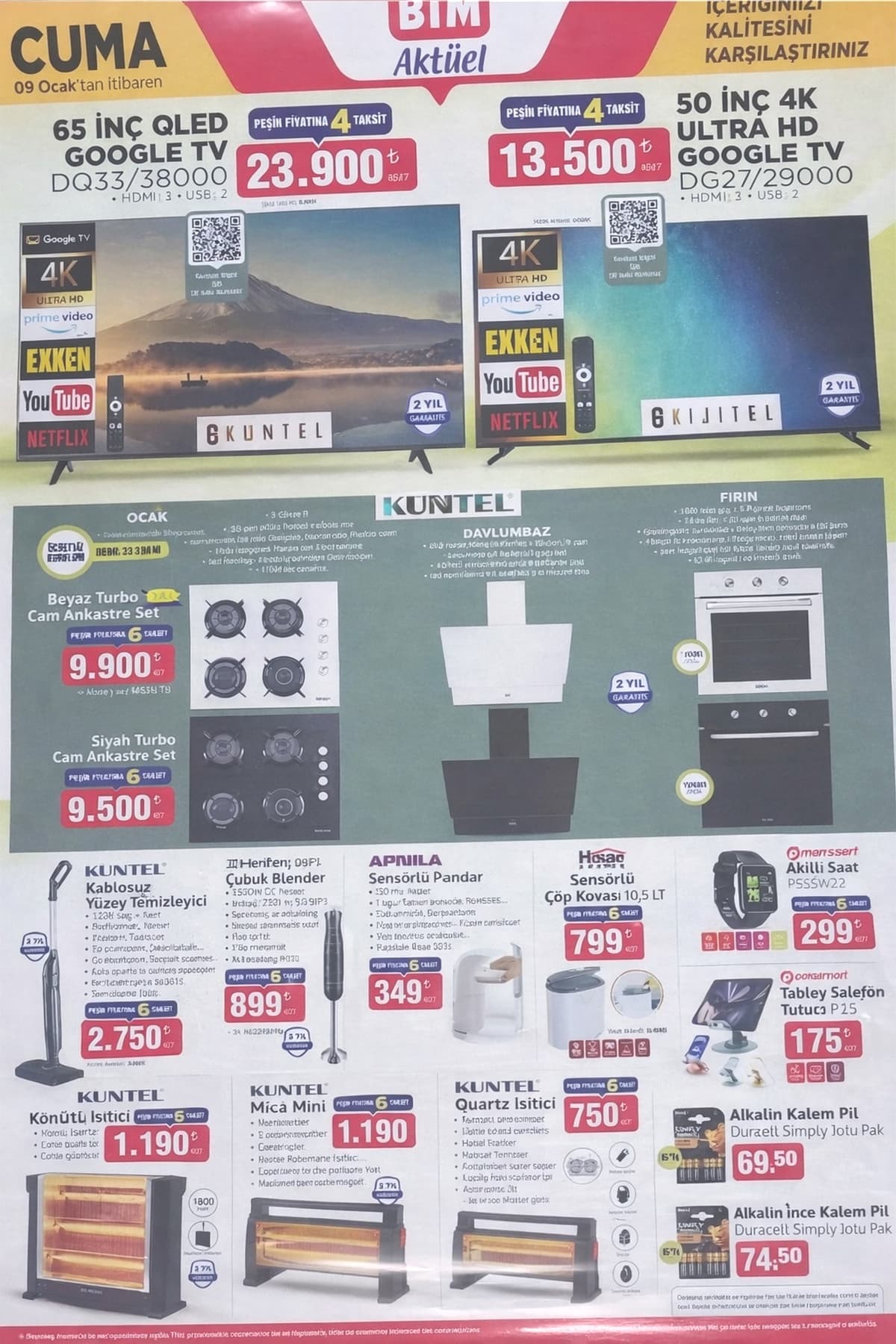 Bim 9 ocak 2026 aktuel katalogu