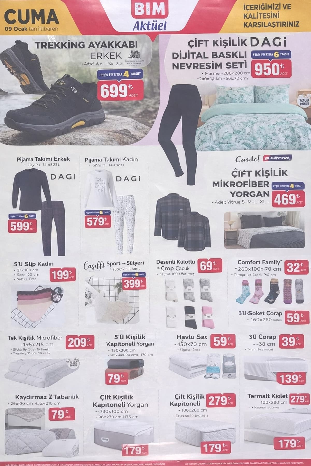 9 ocak 2026 Bim katalogu