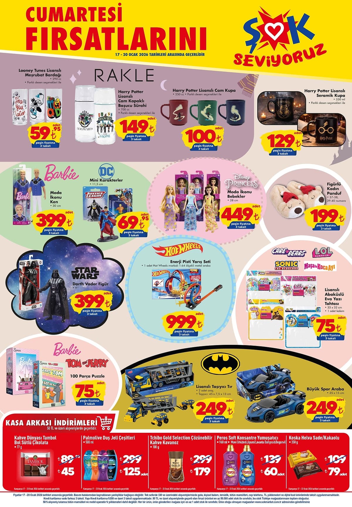 17 ocak 2026 Sok katalogu