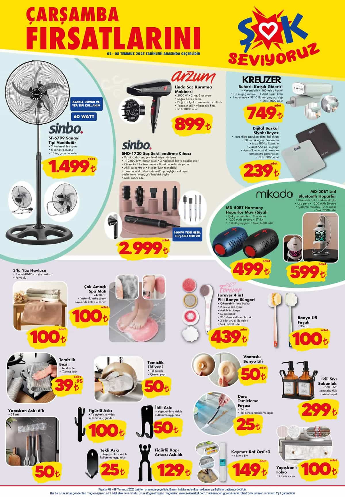 Sok 2 temmuz 2025 aktuel katalogu