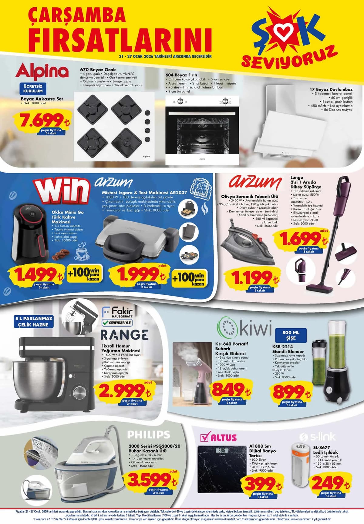 Sok 21 ocak 2026 aktuel katalogu
