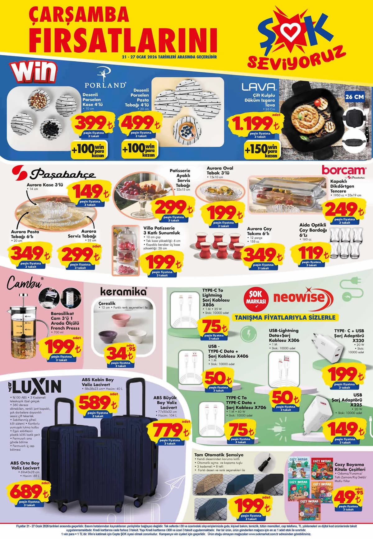 21 ocak 2026 Sok katalogu