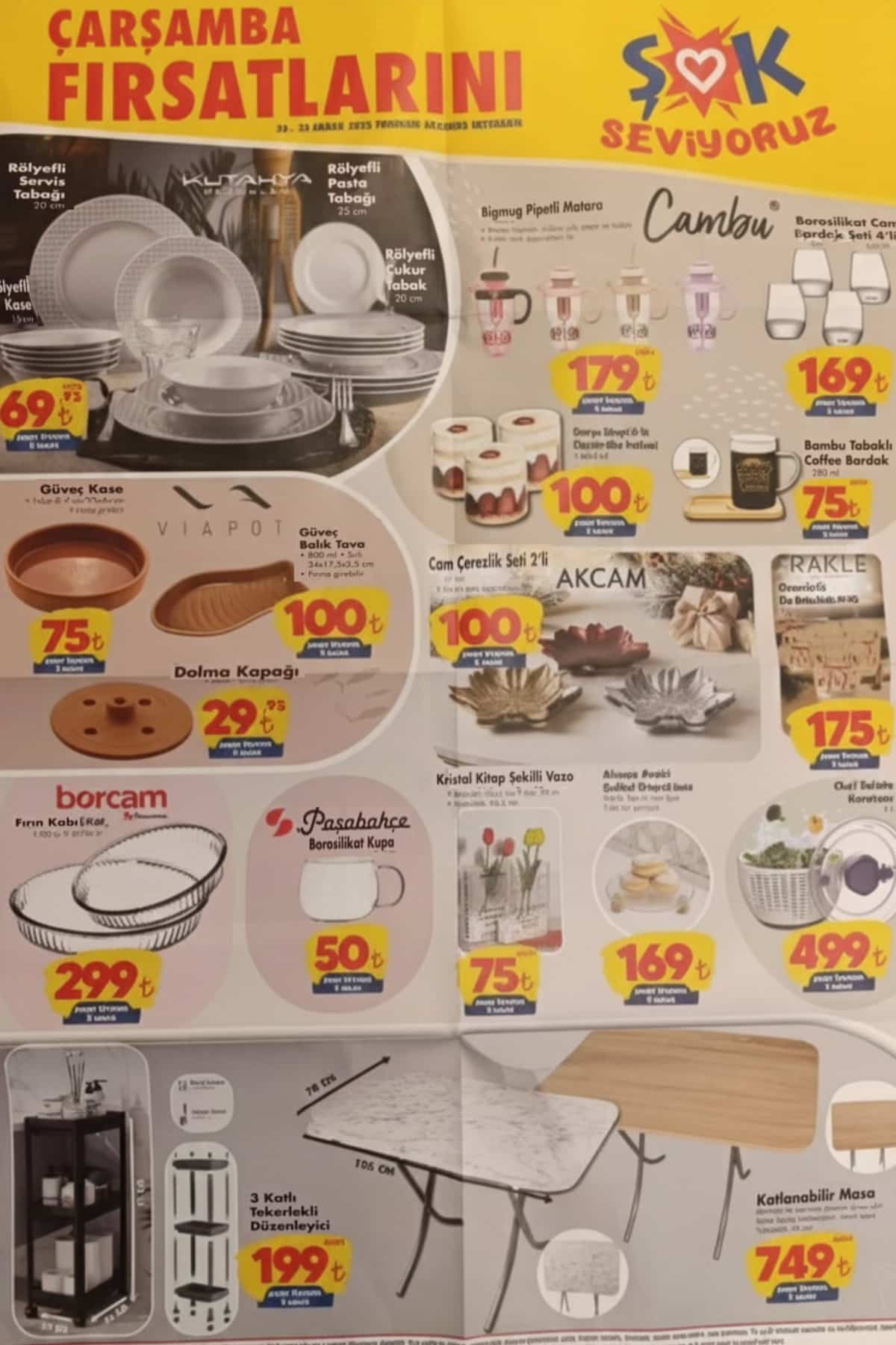 So 24 aralik 2025 aktuel urunler