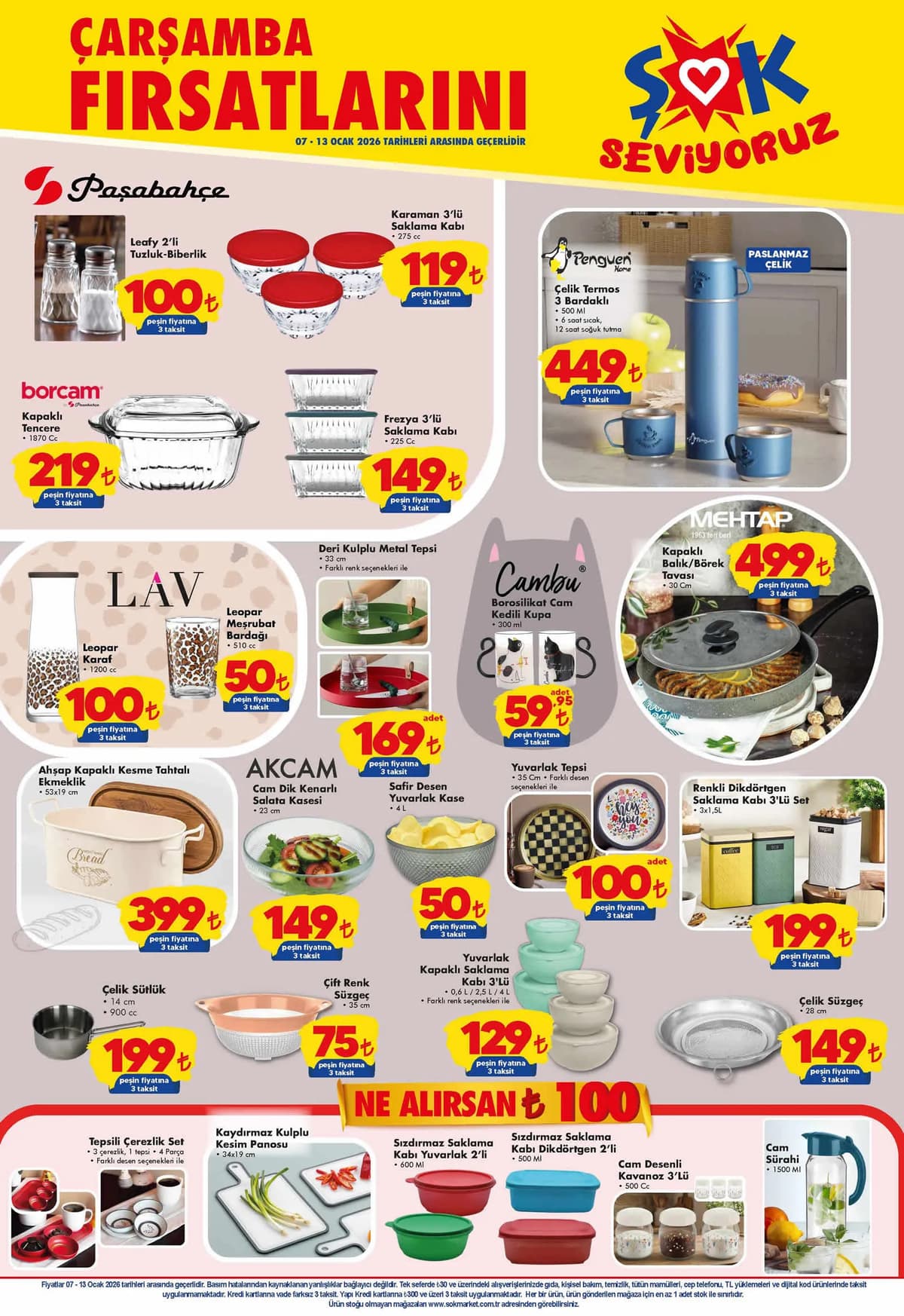 7 ocak 2026 Sok katalogu