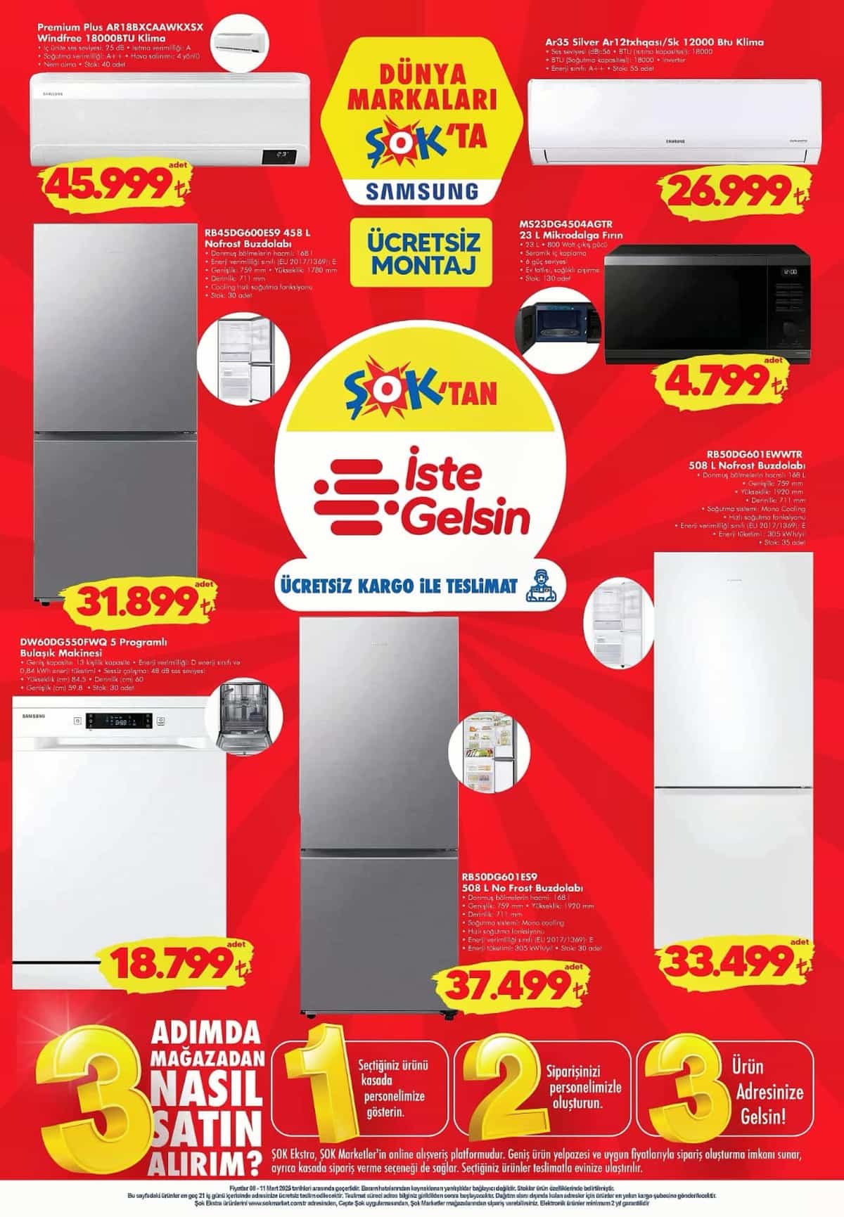 8 mart Sok aktuel urunler