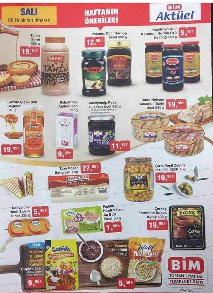BİM 8 OCAK 2019 AKTÜEL ÜRÜNLER KATALOĞU BİM 8 OCAK 2019 AKTÜEL ÜRÜNLER KATALOĞU