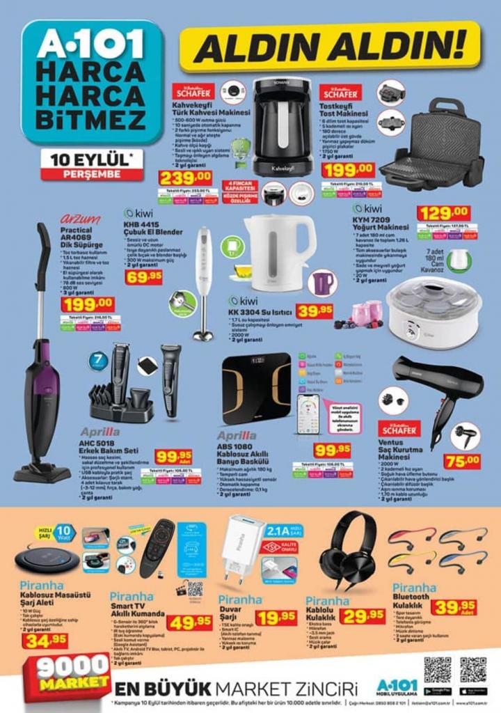 A101 10 EYLÜL 2020 AKTÜEL ÜRÜNLER KATALOĞU2
