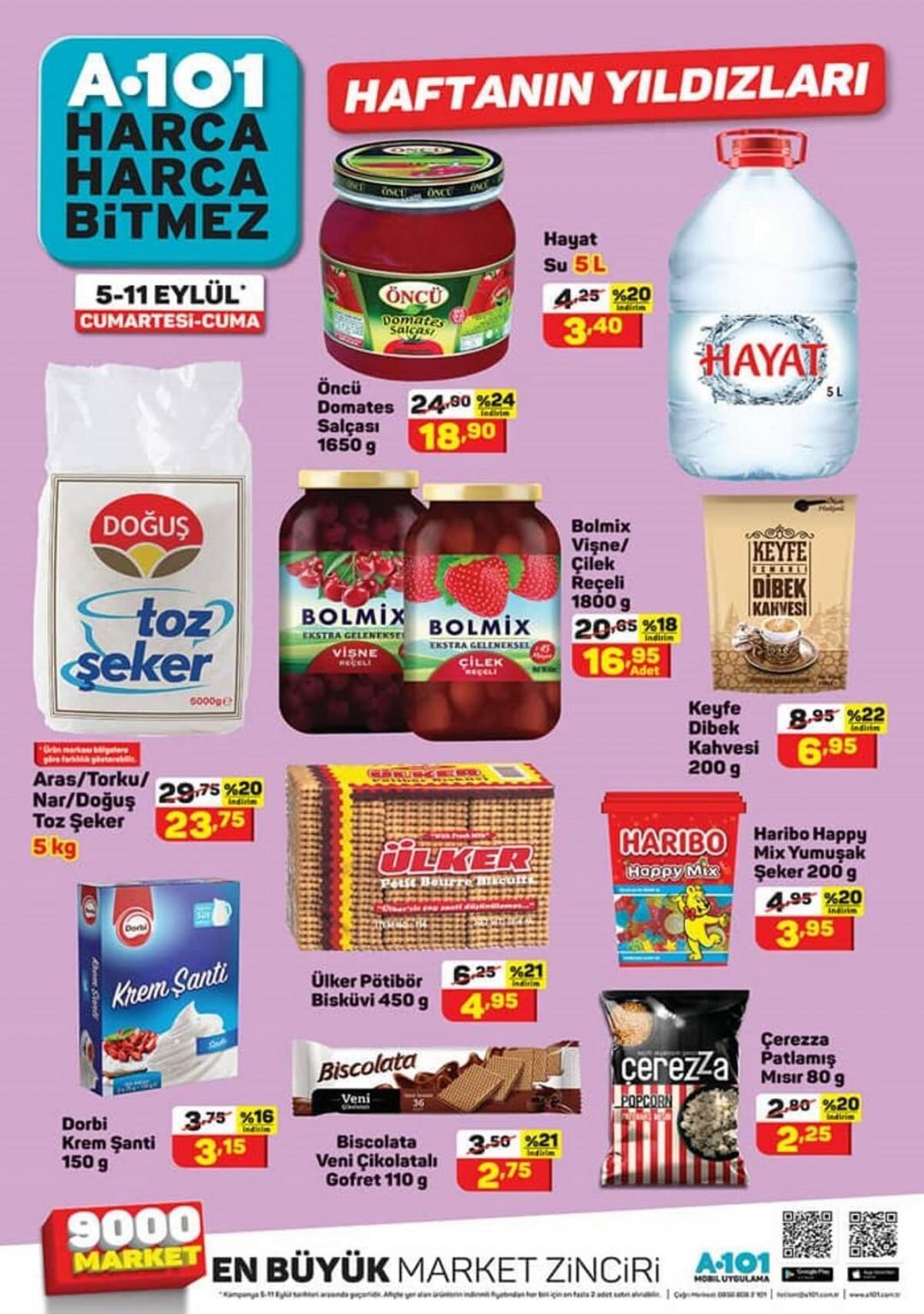 A101 5 EYLÜL 2020 HAFTA SONU KATALOĞU
