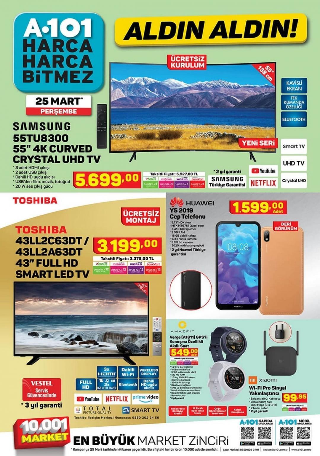 A101 25 MART 2021 AKTÜEL ÜRÜNLER KATALOĞU