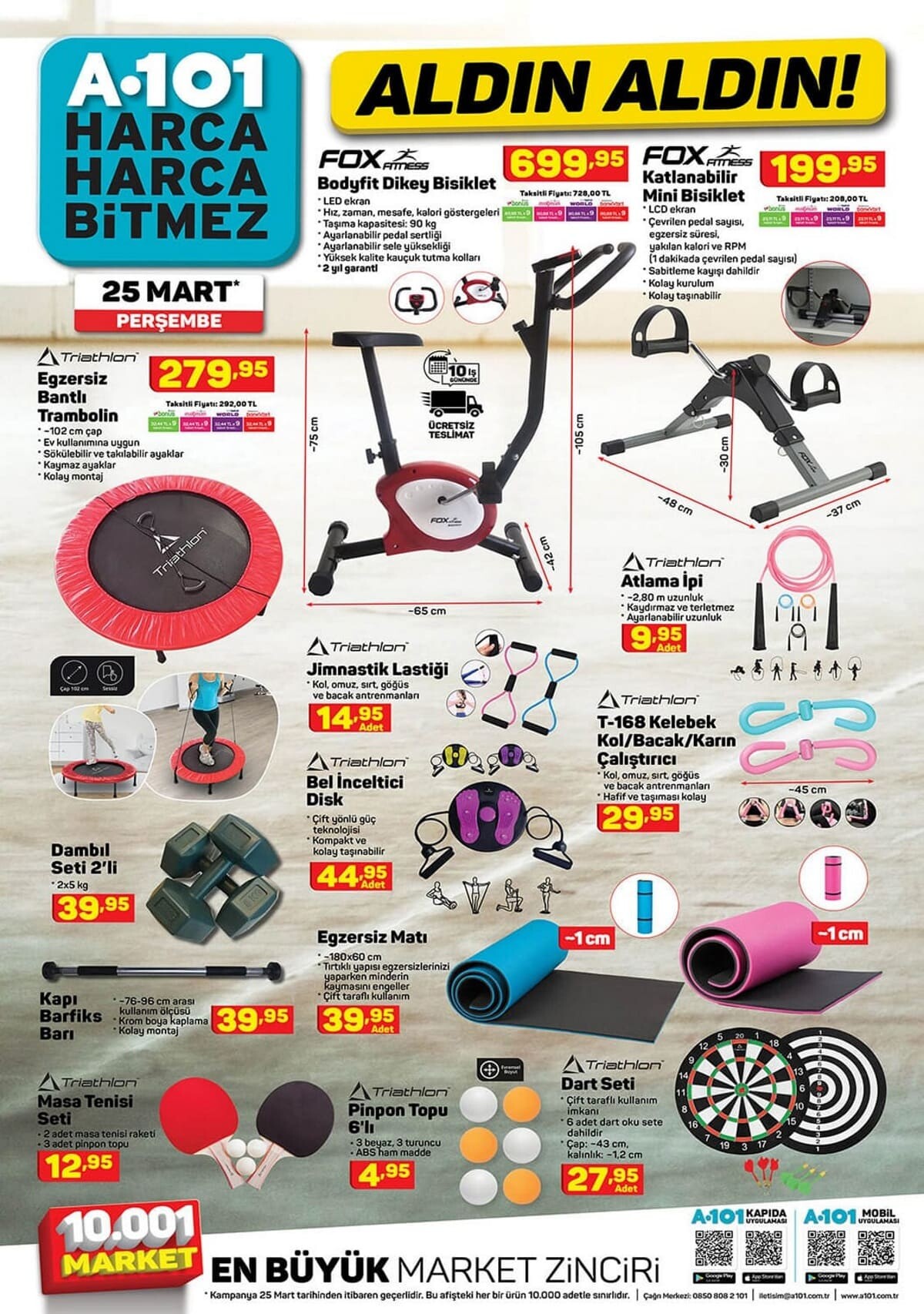 a101 25 mart 2021 aktüel ürünler