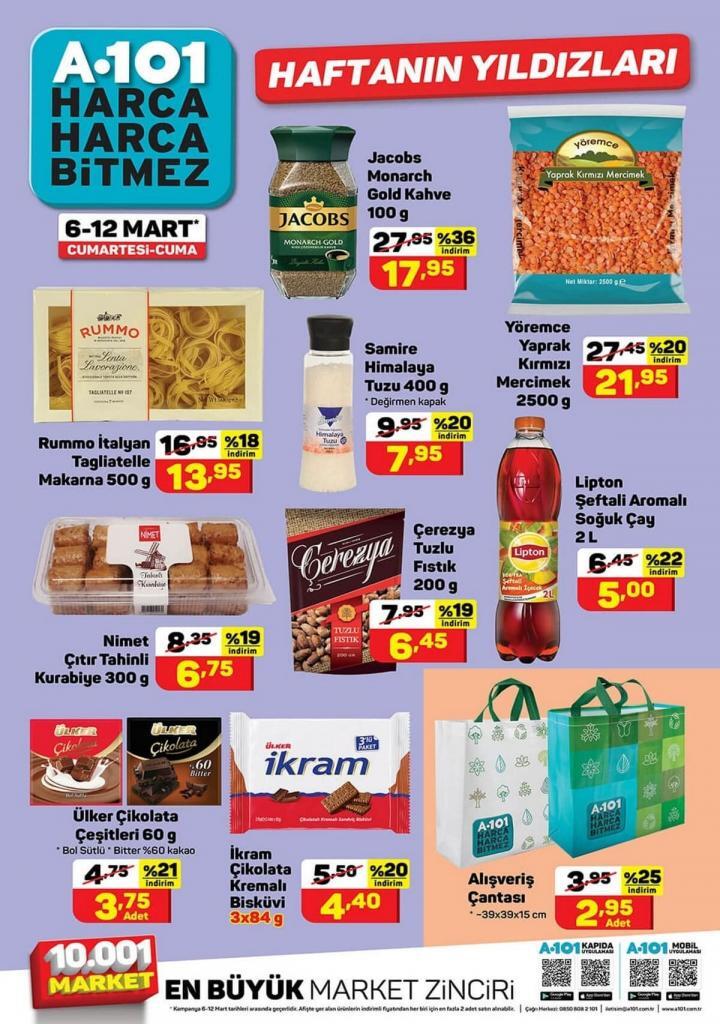 A101 6 MART 2021 HAFTA SONU KATALOĞU