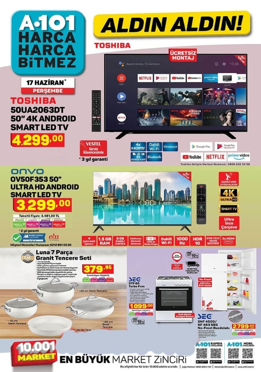 a101 17 haziran 2021 aktüel katalogu