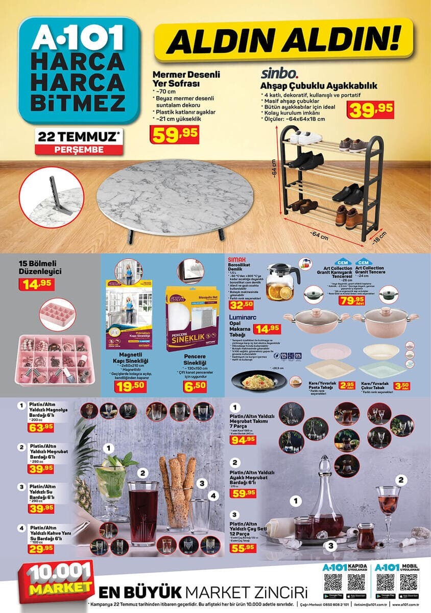 a101 aktüel 22 temmuz 2021