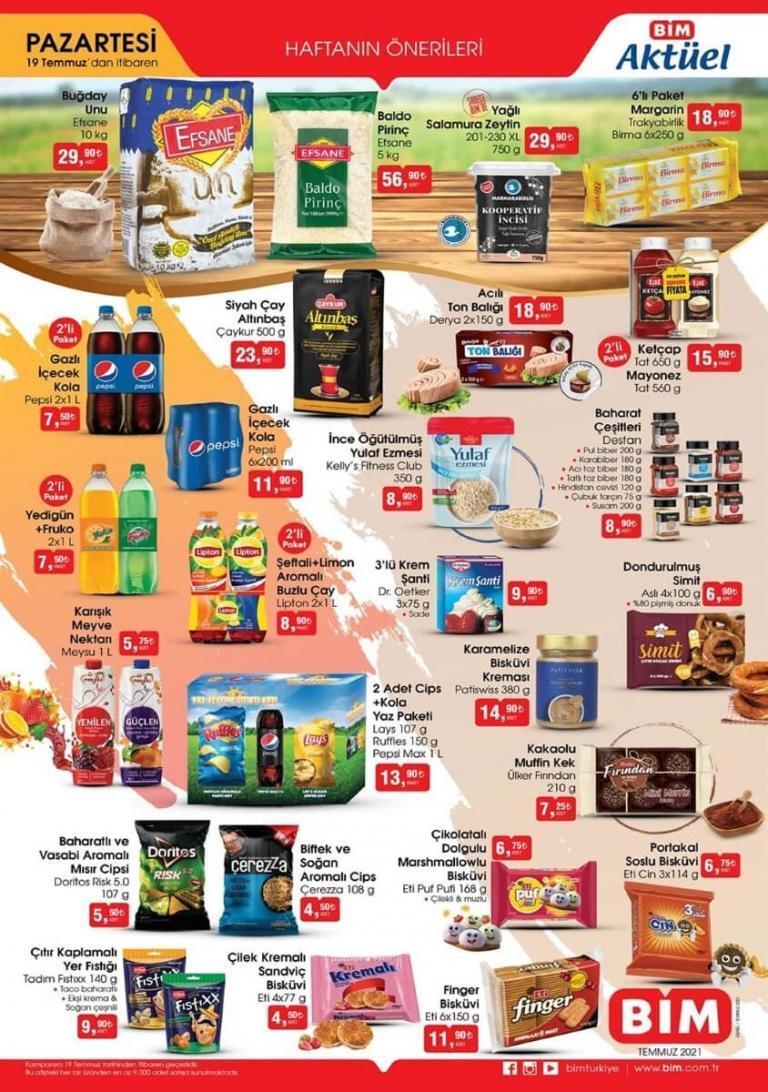 BİM 19 TEMMUZ 2021 AKTÜEL ÜRÜNLER KATALOĞU