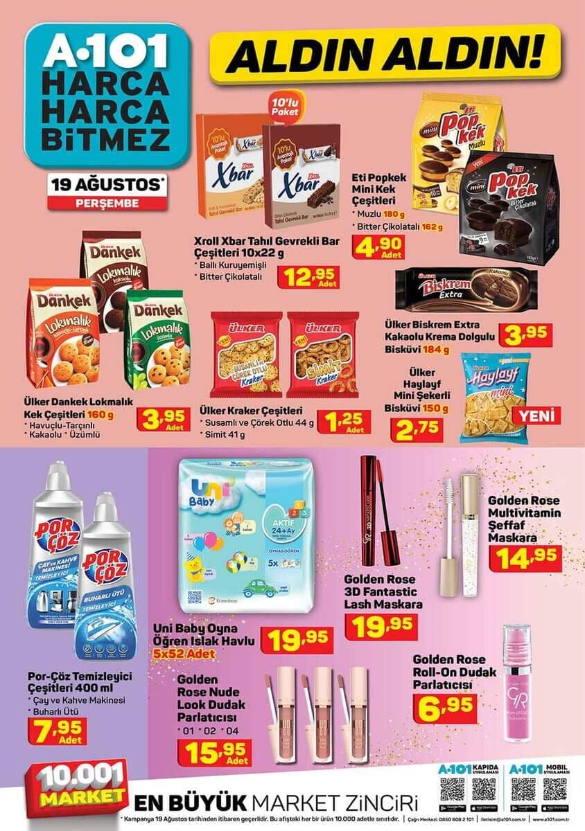 19 ağustos a101 aktüel ürünler