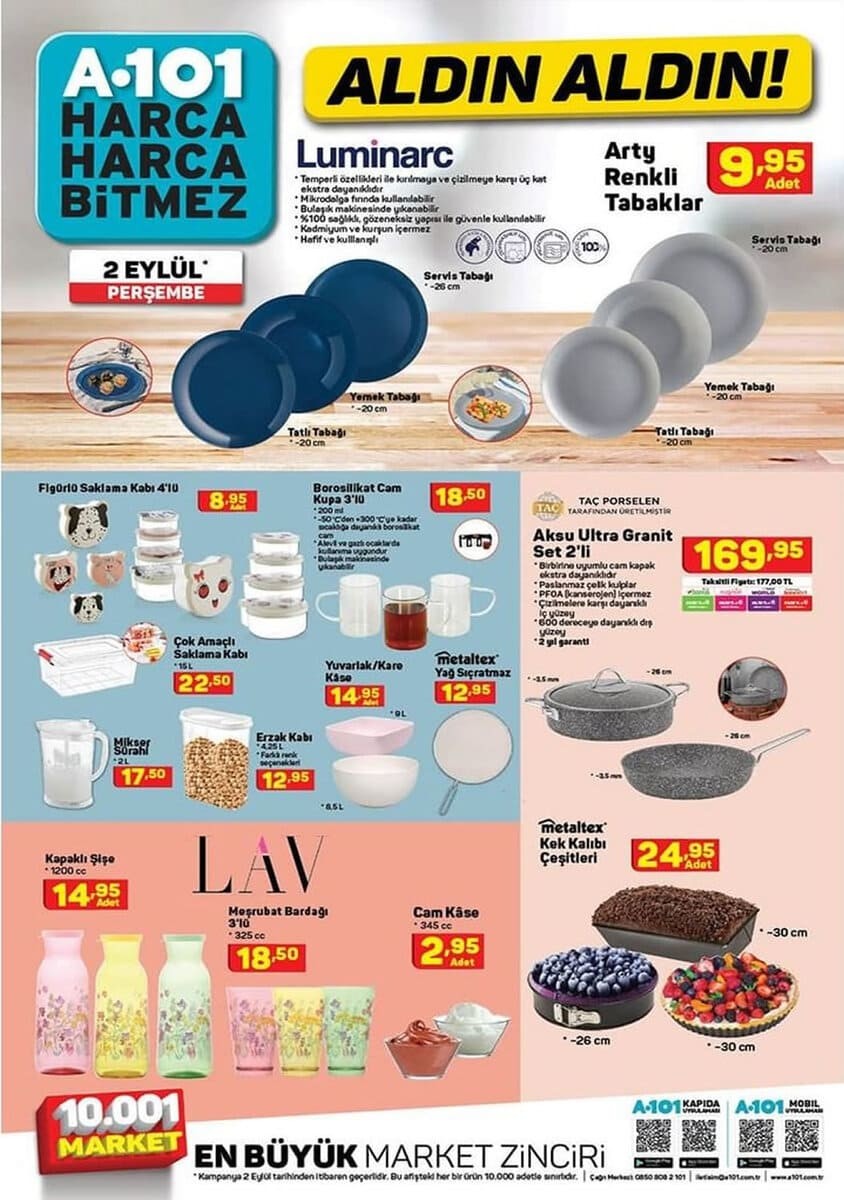 a101 kampanya 2 eylül 2021