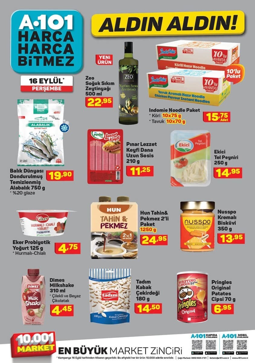 a101 16 eylül 2021 kampanya