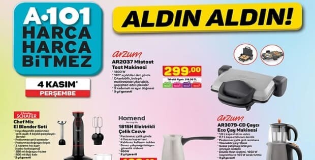 A101 4 Kasim 2021 Aktuel Urunler Katalogu