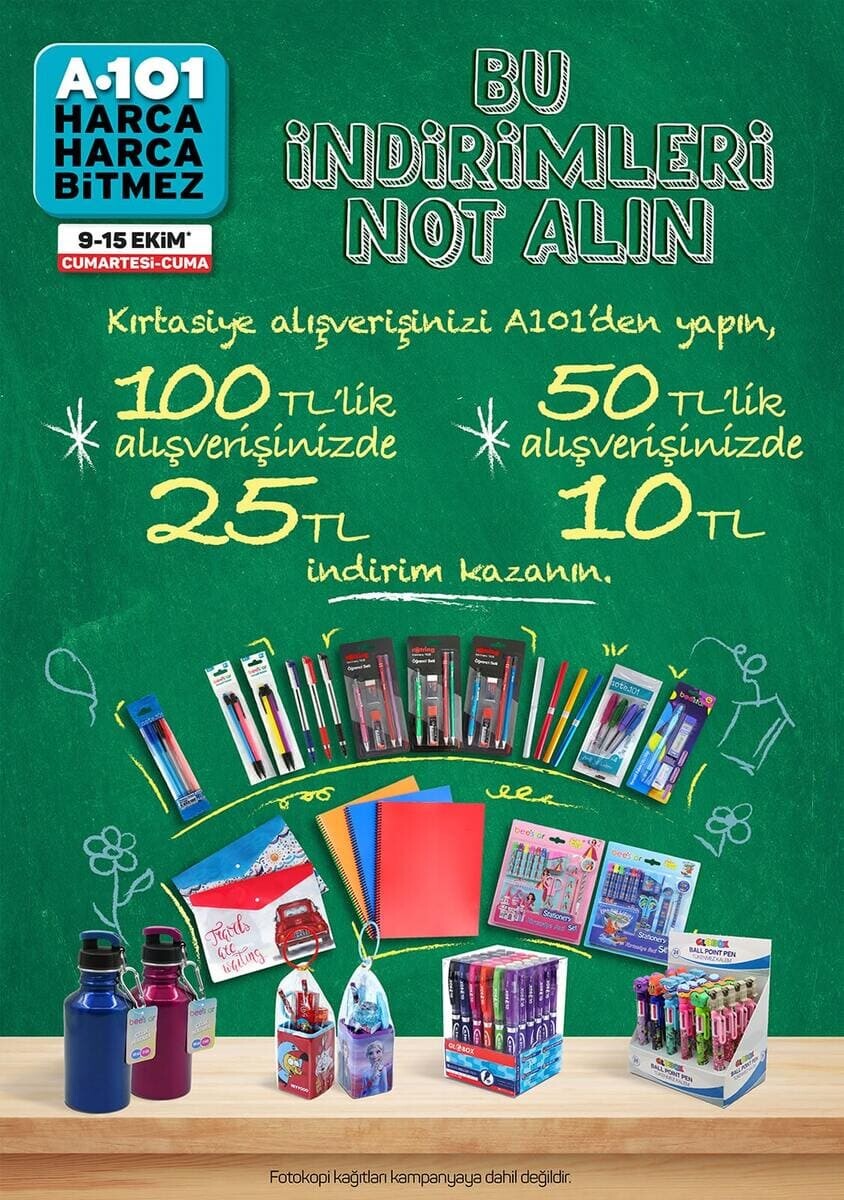 9 ekim 2021 a101 katalog