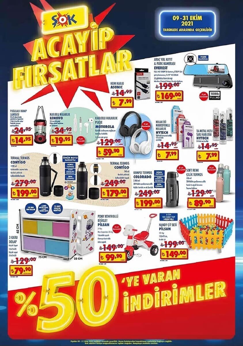 şok aktüel ekim 2021