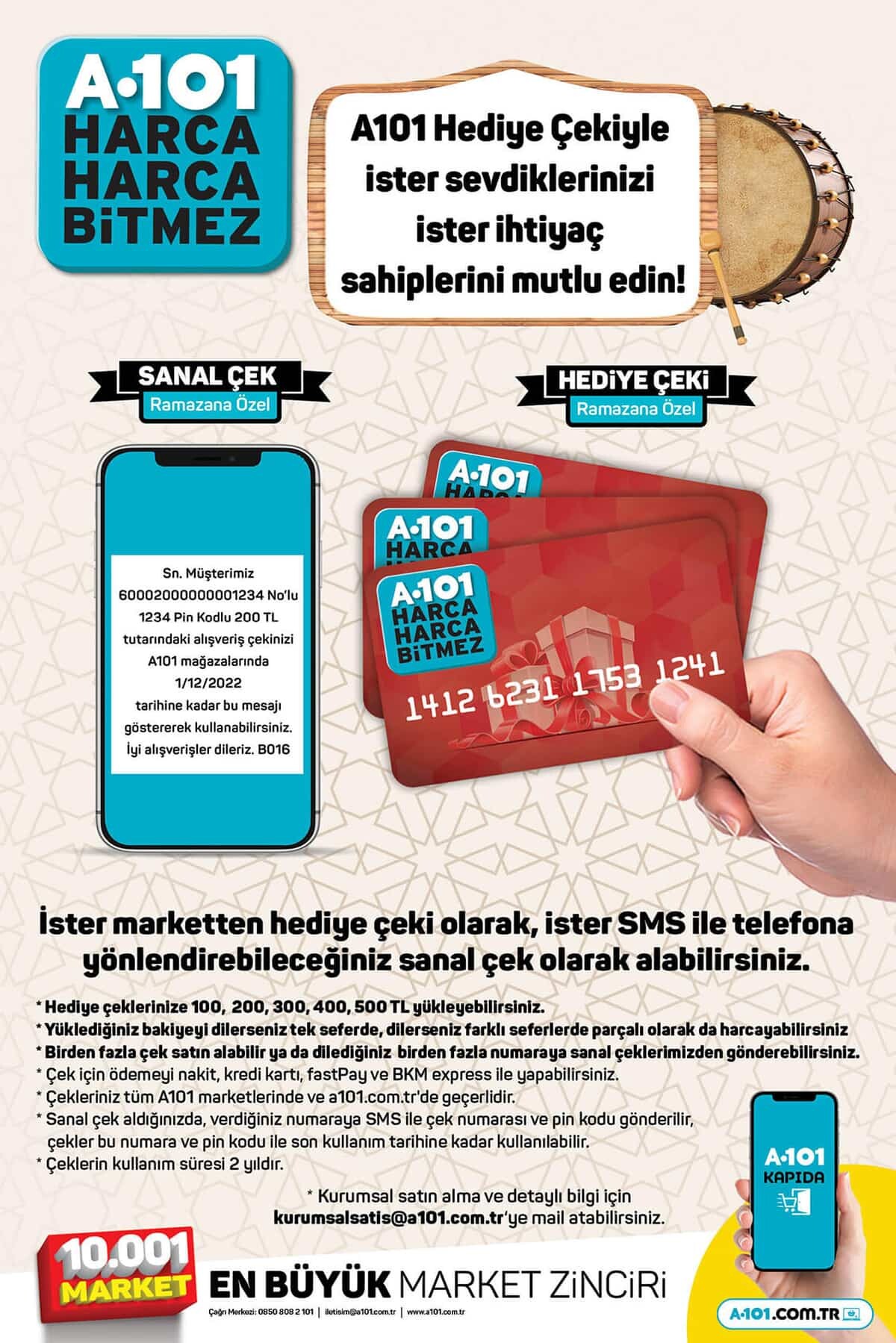 a101 ramazan erzak paketi 2022