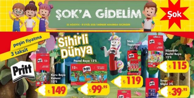 Şok kirtasiye urunleri 2026